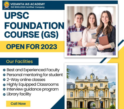 UPSC Foundation Course (GS) Admission Open For 2023-25