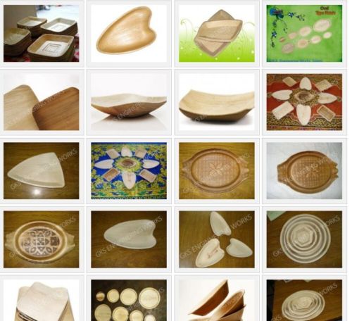 Brown Areca Leaf Plates and Cups, For Serving Drink, Shape : Round