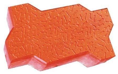Orange Cement Zig Zag Paving Blocks, For Flooring, Feature : Fine Finished, Washable