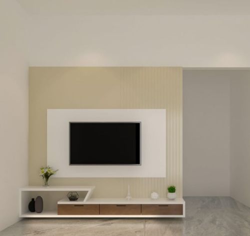 Rectangular TV Unit, For Wall Hanging