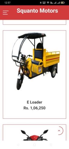 Black Manual Ev Automotive E Loader