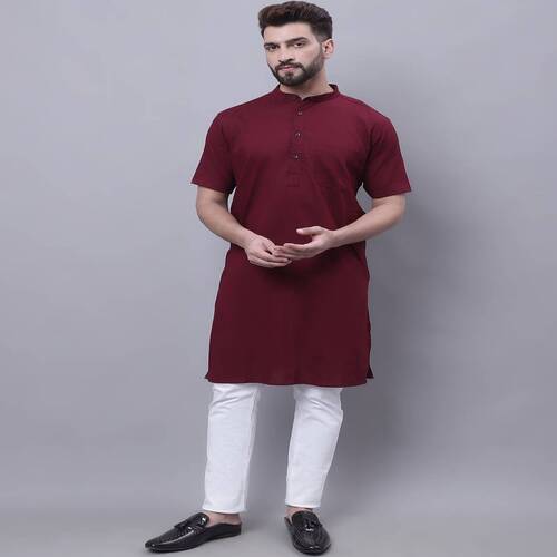 Stylish and Comfortable Cotton Kurtas For Men Shop Now Mirraw