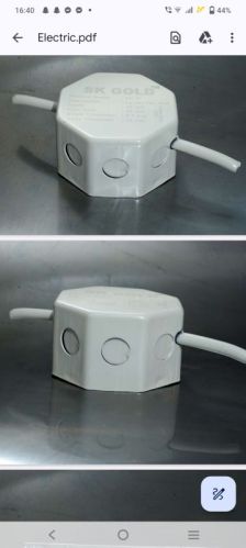 Grey Power Coated Metal Deep Draw Fanbox, For Hanging