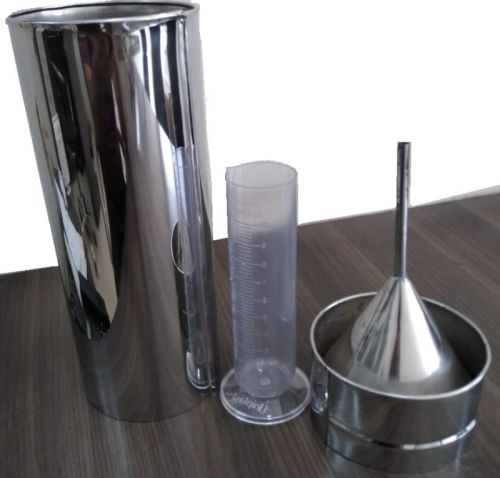 Janta India Stainless Steel Rain Gauge, Size : Standard