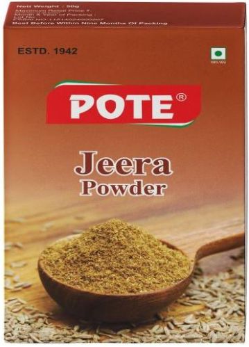 Brown Pote Jeera Powder, Packaging Size : 50gm, 500gm, 100gm