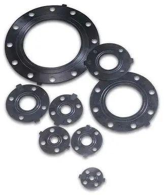 Black Round Plain Rubber Gasket, For Industrial, Size : All Sizes