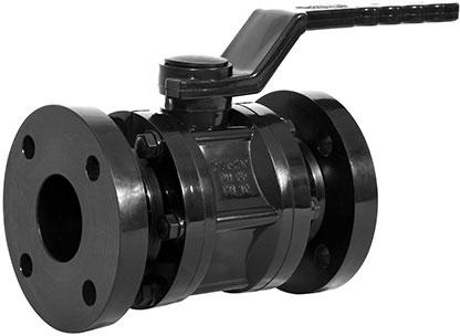 PP Flange End Ball Valve