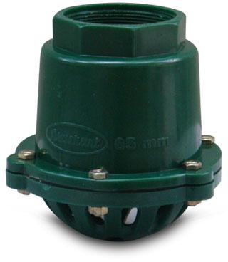 Pragati Medium Pressure PP Green Foot Valve, Size : 4 Inch