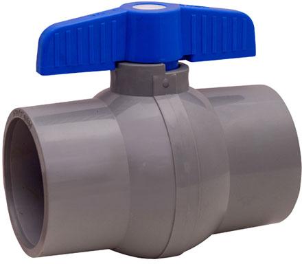 Pragati 10kg/cm2 PVC Solid Ball Valve, For Irrigation System, Feature : Durable