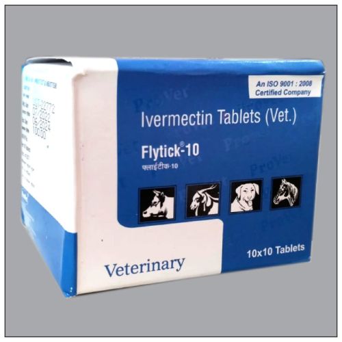 Solid Provet Flytick 10 Tab, For Clinical, Purity : 100%