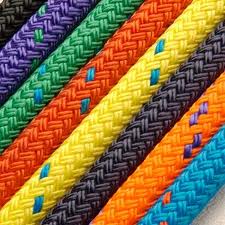 Plain Polyester Colored Ropes, For Industrial, Size : Standard