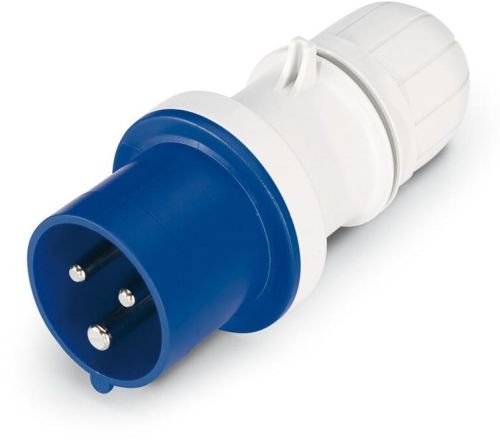 Scame Polished Electrical Industrial Plug, Rated Voltage : 230