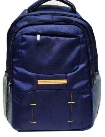 Blue Polyester Laptop Backpack Bag