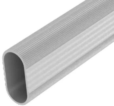 Polished Aluminium Fluted Tube