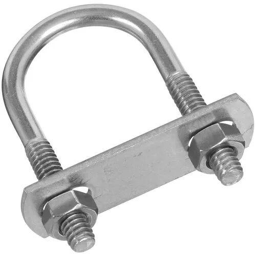 Polished Stainless Steel U Clamp, For Industrial