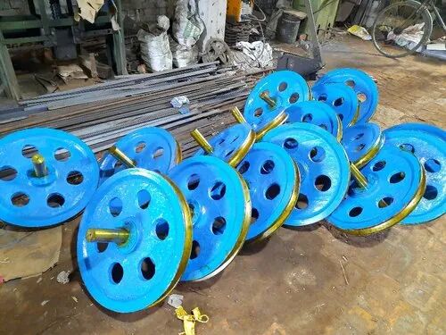 Cast Steel Wire Rope Pulleys, Capacity : 5 Ton