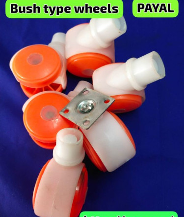 Plastic Bush Type Wheel, For Tables, Stretcher, Stool, Chairs, Speciality : Robust Built, Optimum Weight
