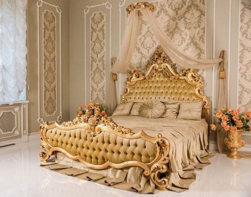 Polished Plywood 40-50 Kg Luxurious King Size Bed, For Bedroom