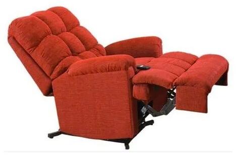 Plain Red Fabric Recliner Chair, For Home, Hotels, Feature : High Strength, Quality Tested, Soft