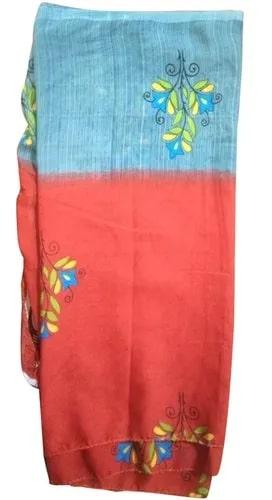 Printed Polyester Dupatta, Technics : Machine Made