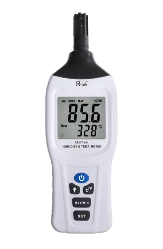 Battery Plastic R-TEK Dew Point Meter, Color : White