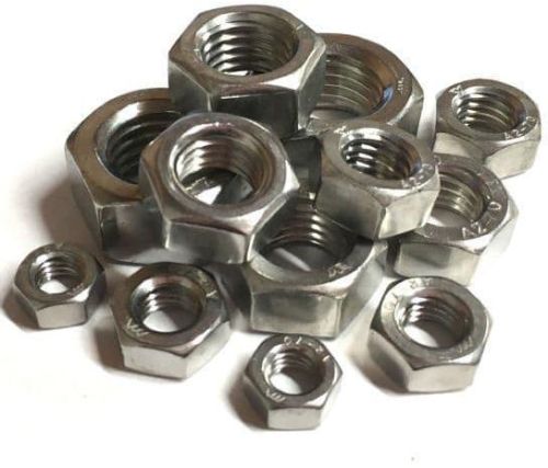 Silver Mild Steel Nut, For Fittings, Automotive Industry, Automobiles