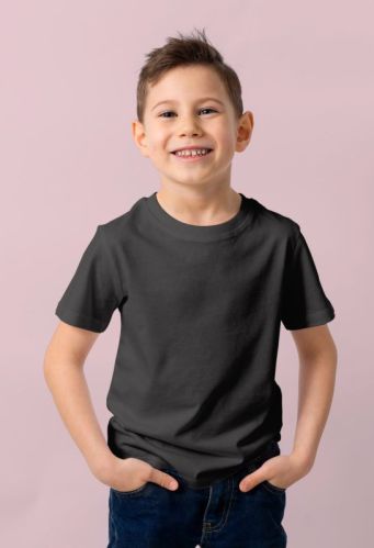 Plain Kids Round Neck T-Shirt, Sleeve Style : Short Sleeve