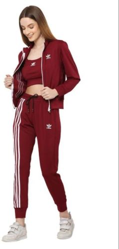 Plain Collar Ladies Tracksuit, Size : All Size