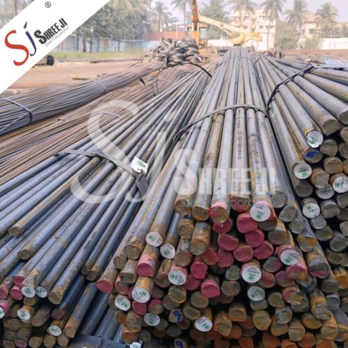 Grey Non Poilshed Mild Steel Iron Round Bar, For Conveyors, Industrial, Certification : ISI Certified