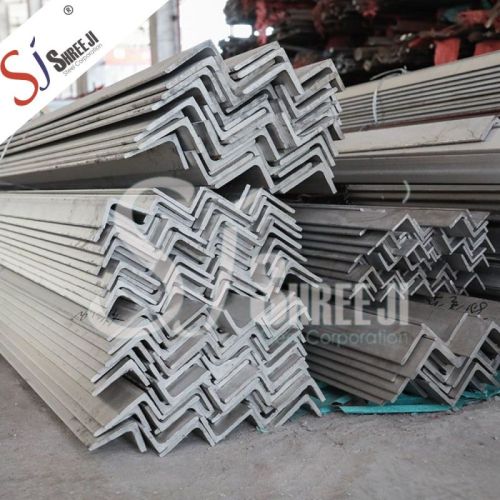 Shree Ji Non Poilshed Structural Steel Angle, For Construction, Marine Applications, Water Treatment Plant