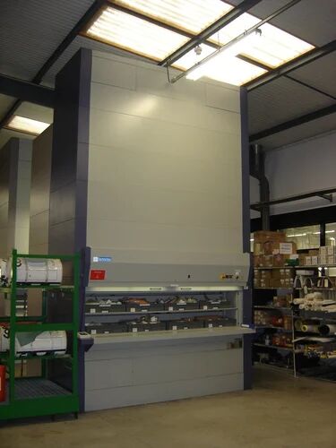 Vertical Carousel Storage System, For Warehouse, Factory, Industries, Color : White, Cream, Grey