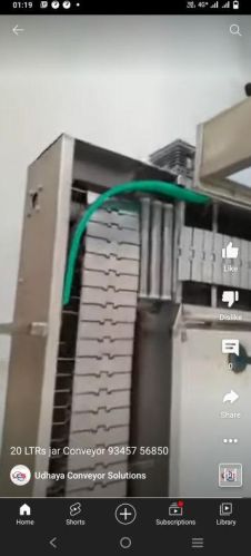 Silver Smooth Finish Stainless Steel Conveyor Chain