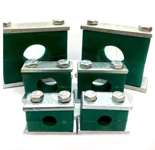 Green PP Pipe Clamps, For Hydraulic