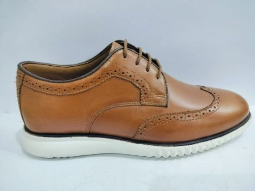 S-033 Formal Lace Up Shoes, Lining Material : Leather+Textile