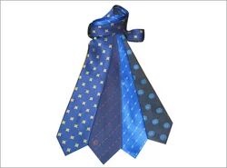 Blue Promotional Tie, Size : Free