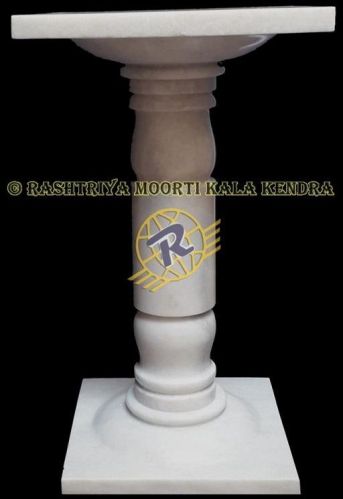 Plain Polished Marble Pedestals, For Hotel, Office, Restaurant, Feature : Fine Finished, Stylish