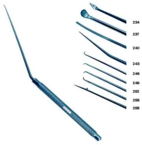 Stainless Steel Stapedetomy Set Of 9 Instruments