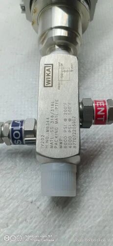 Silver MS Pressure Gauge Valve