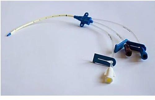 Blue Plastic Central Venous Catheter, For Laboratory, Feature : Dimensional Accuracy, Flexible Tip