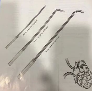 Silver Manual Polished Metal Venous Return Cannula, For Hospital, Specialities : High Quality, Durable