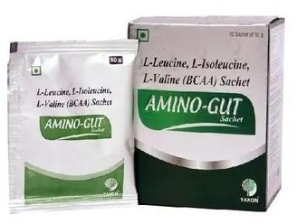 Yaxon Amino Gut Sachet, Form : Powder