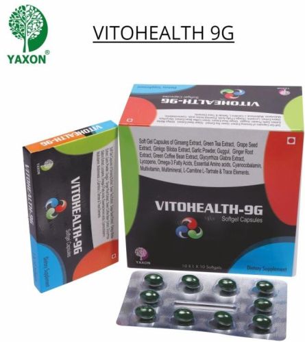 Yaxon Vitohealth 9g Softgel, Color : Green