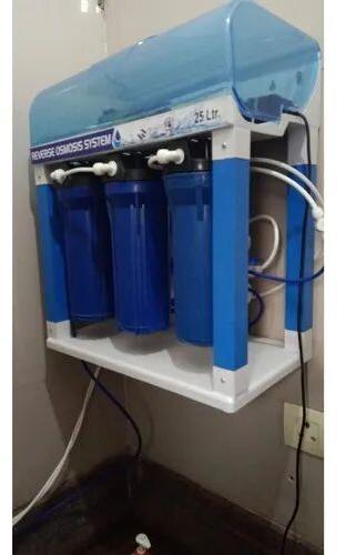 Automatic 25 LPH Industrial RO Plant, For Water Purifies