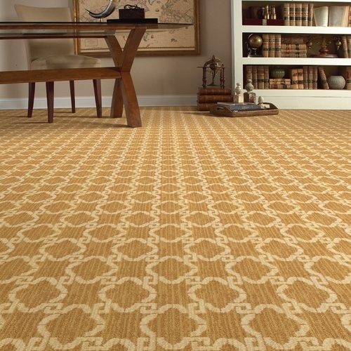 Printed Cotton Wall To Wall Carpet, For Long Life, Soft, Attractive Designs