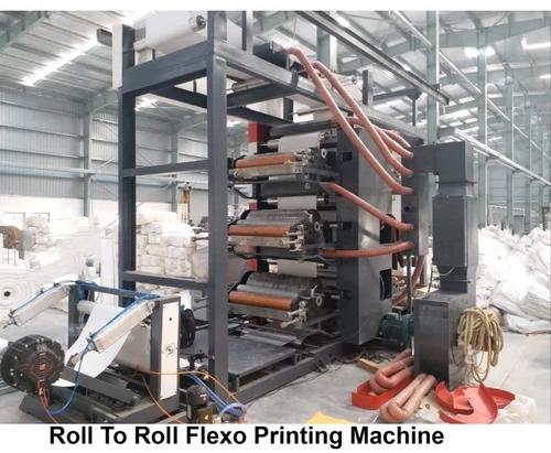 Roll To Roll Flexo Printing Machine