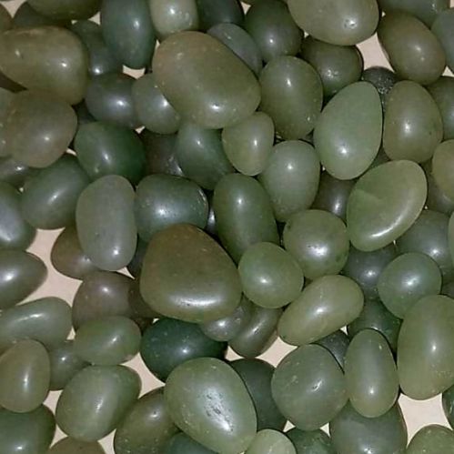 Green Natural Jade Stone Tumbles Tumbled GemStones