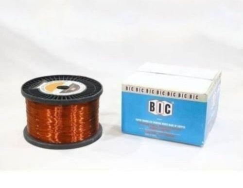 Brown Round Bic Copper Wire, For Electric Conductor, Insulation Material : Enameled