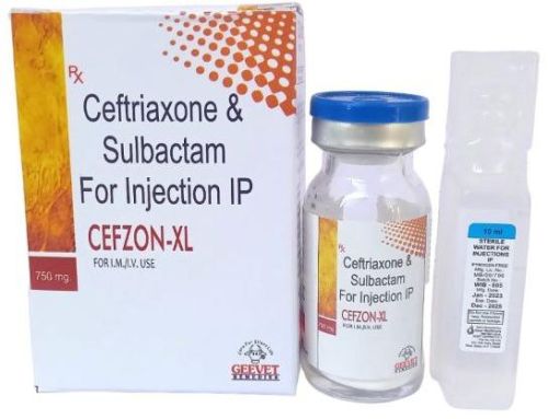 Ceftriaxone & Sulbactum Injection, For Against Bacteria