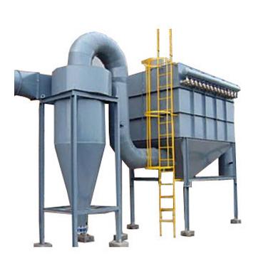 White Stainless Steel Cyclone Bag Filter