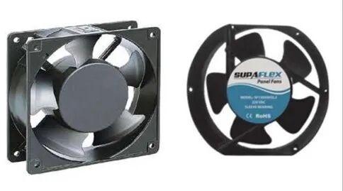 Black Metal Panel Fan